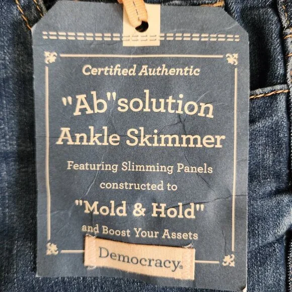 Democracy Women's Skinny Jeans - Blue Denim - Picture 3 of 8